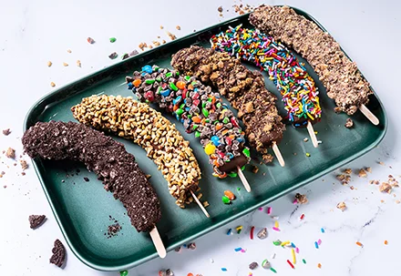 N'Orlins Frozen Chocolate Dipped Bananas
