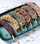 N'Orlins Frozen Chocolate Dipped Bananas